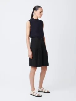 Studio Nicholson Sumire Top In Darkest Navy 9 Studio Nicholson Sumire Top In Darkest Navy -Studio Nicholson SUMIRESNW 1360DRYCOTTONRIBDARKESTNAVY4 scaled