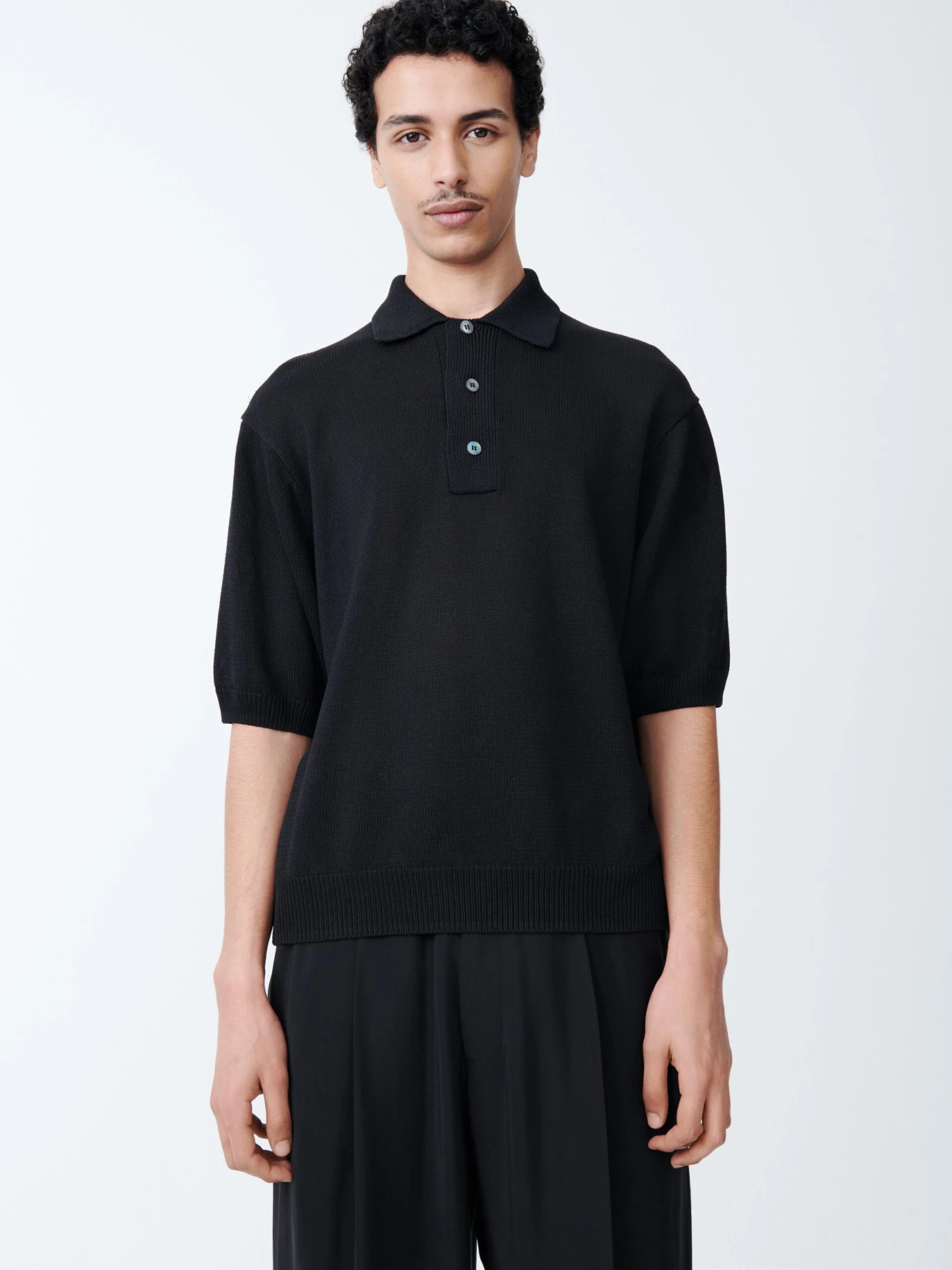 Studio Nicholson Swing Knit In Darkest Navy 5 Studio Nicholson Swing Knit In Darkest Navy - Image 5