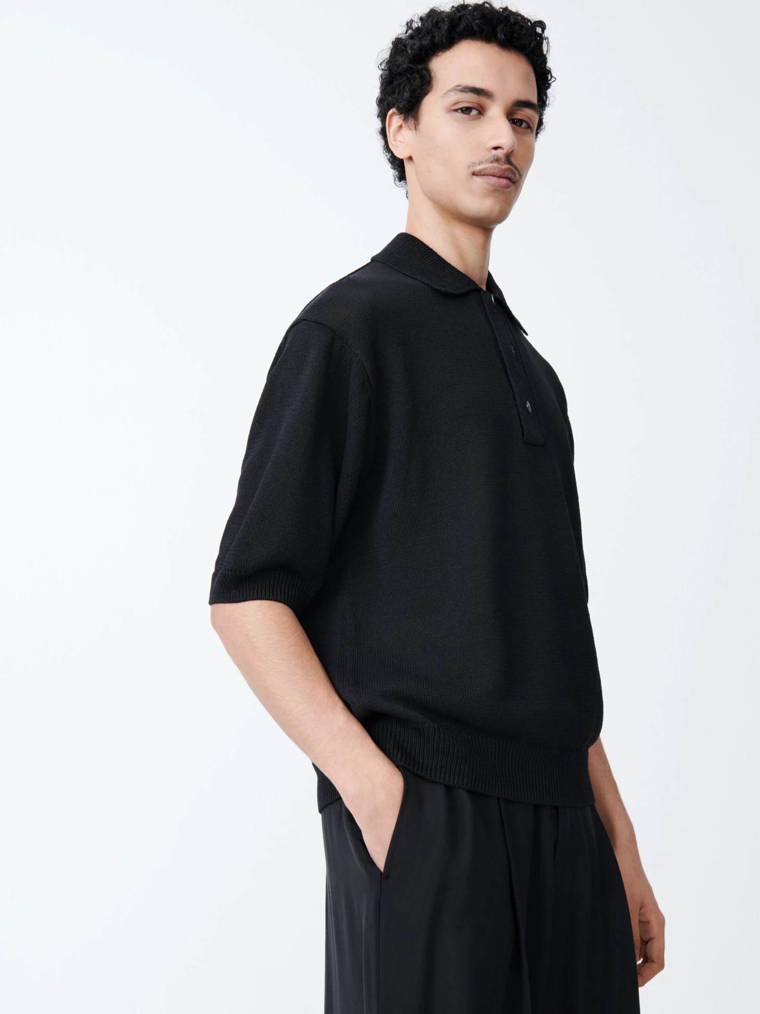 Studio Nicholson Swing Knit In Darkest Navy 1 Studio Nicholson Swing Knit In Darkest Navy