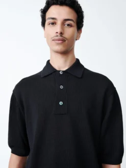 Studio Nicholson Swing Knit In Darkest Navy 13 Studio Nicholson Swing Knit In Darkest Navy -Studio Nicholson SWINGSNM 1238PaperYarnShirtinDarkestNavy2 scaled