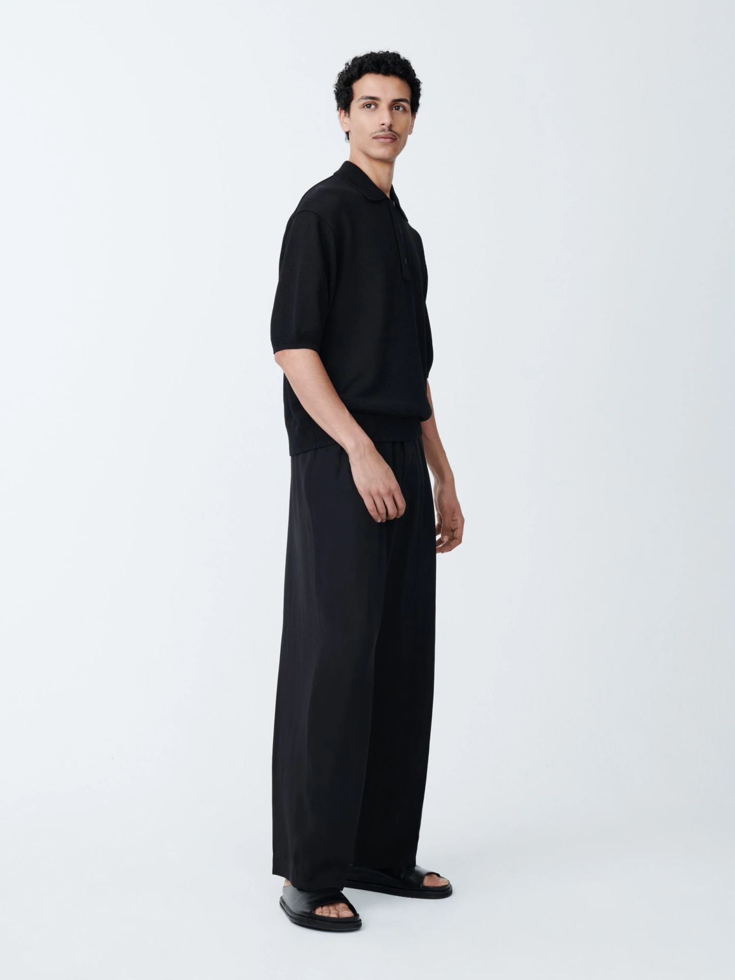 Studio Nicholson Swing Knit In Darkest Navy 3 Studio Nicholson Swing Knit In Darkest Navy - Image 3