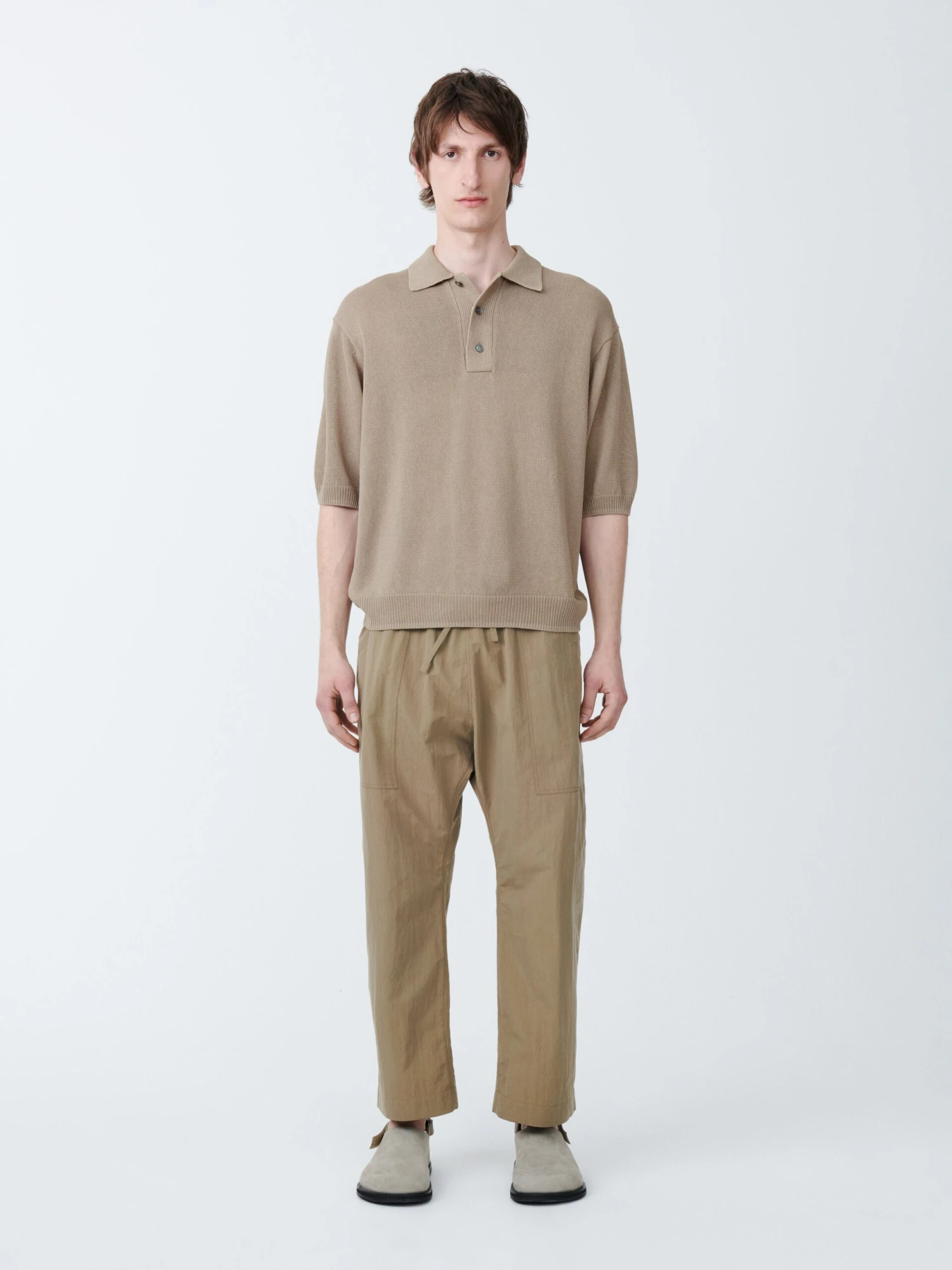 Studio Nicholson Swing Knit In Fawn 2 Studio Nicholson Swing Knit In Fawn - Image 2