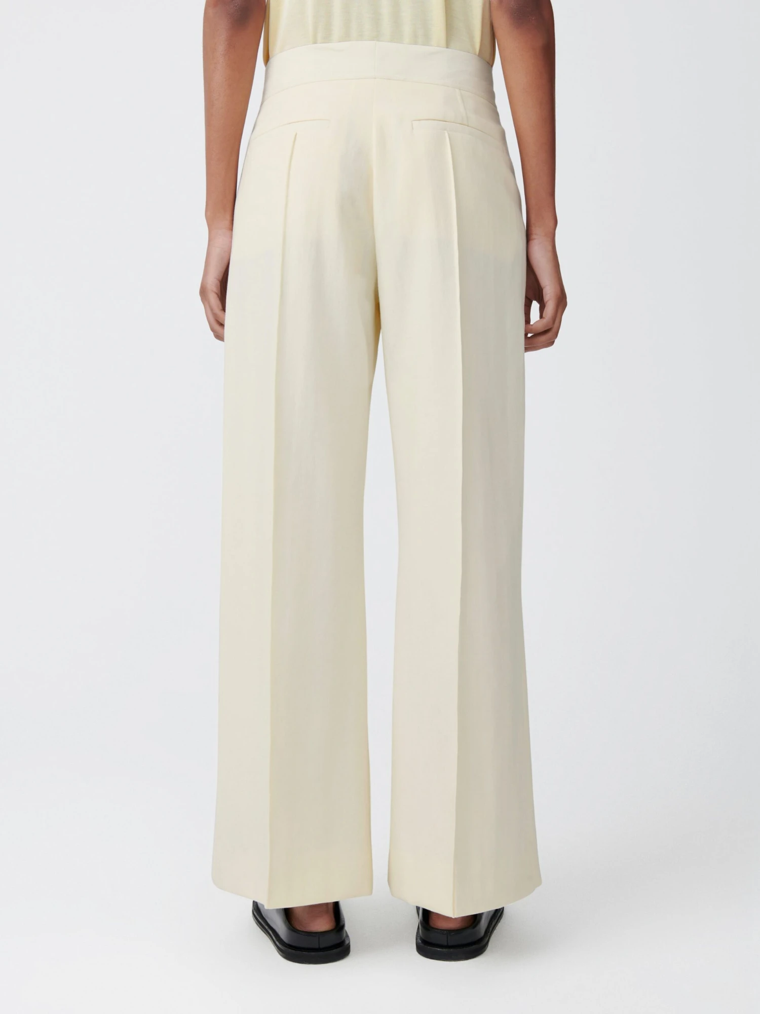 Studio Nicholson Sydney Pant In Parchment 5 Studio Nicholson Sydney Pant In Parchment - Image 5