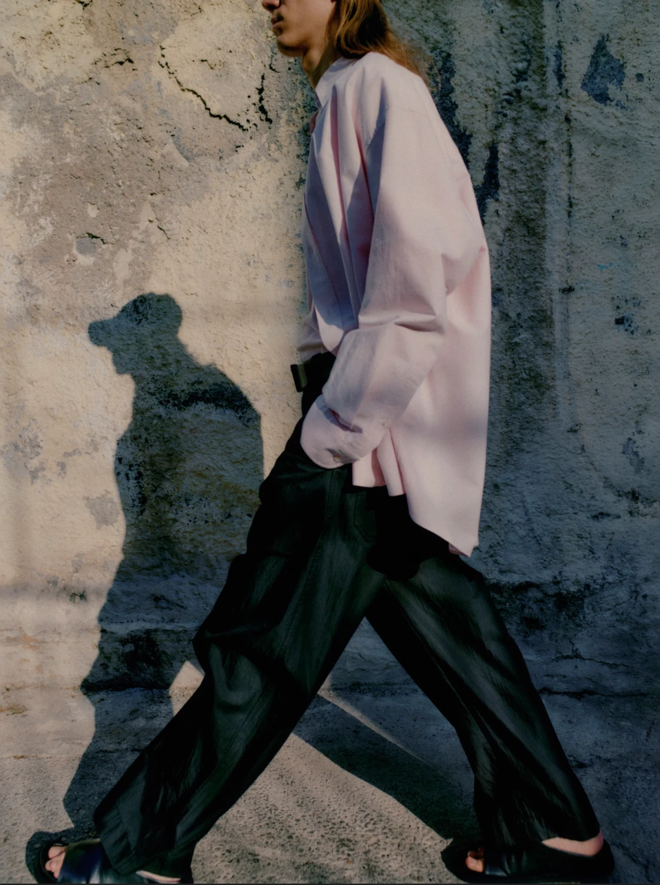 Studio Nicholson Ruskin Shirt In Miami Pink 8 Studio Nicholson Ruskin Shirt In Miami Pink - Image 8