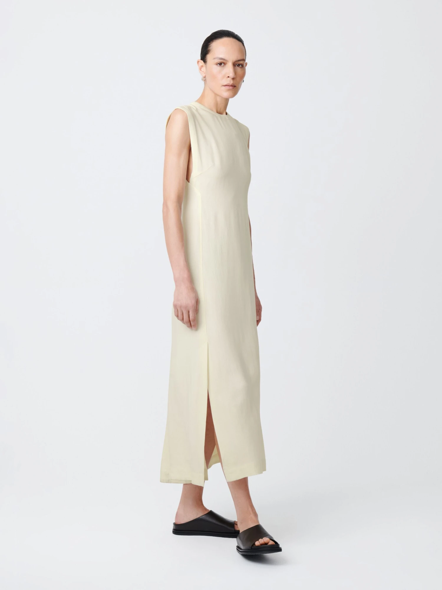 Studio Nicholson Sevan Dress In Parchment 2 Studio Nicholson Sevan Dress In Parchment - Image 2