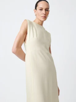 Studio Nicholson Sevan Dress In Parchment 9 Studio Nicholson Sevan Dress In Parchment -Studio Nicholson SevanSNW21232Parchment3 scaled