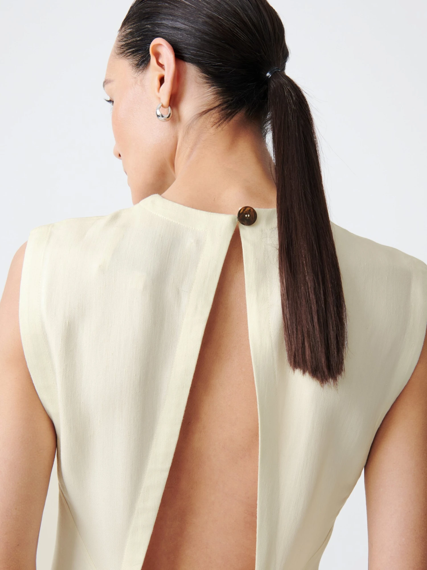 Studio Nicholson Sevan Dress In Parchment 5 Studio Nicholson Sevan Dress In Parchment - Image 5