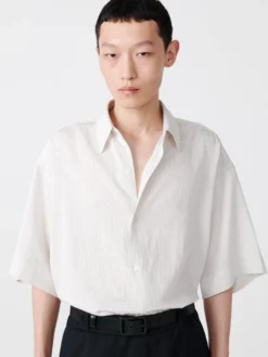 Studio Nicholson Sorono Shirt In Black White