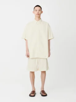 Studio Nicholson Sorono Denim Shirt In Parchment