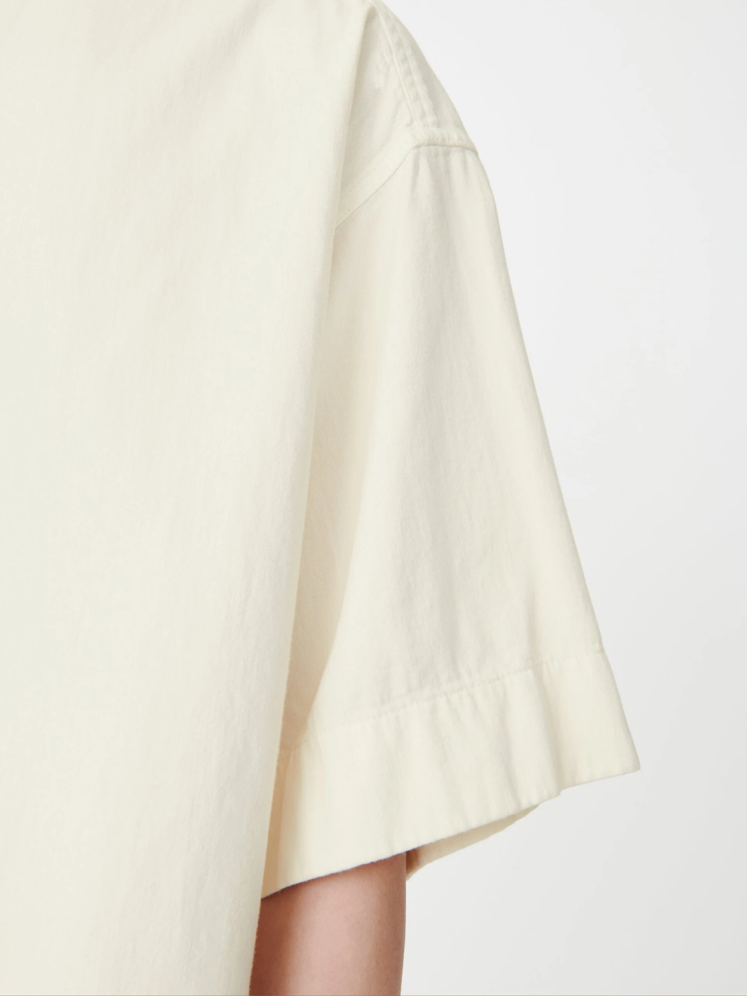 Studio Nicholson Sorono Denim Shirt In Parchment 7 Studio Nicholson Sorono Denim Shirt In Parchment - Image 7