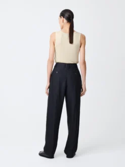 Studio Nicholson Sperro Pant In Darkest Navy -Studio Nicholson SperroSNW 1367DarkestNavy2 scaled