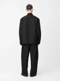 Studio Nicholson Spirit Shirt In Black -Studio Nicholson SpiritSNM 1147SportyShirtsBlack5 scaled