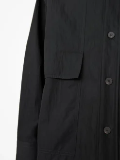 Studio Nicholson Spirit Shirt In Black -Studio Nicholson SpiritSNM 1147SportyShirtsBlack9 scaled