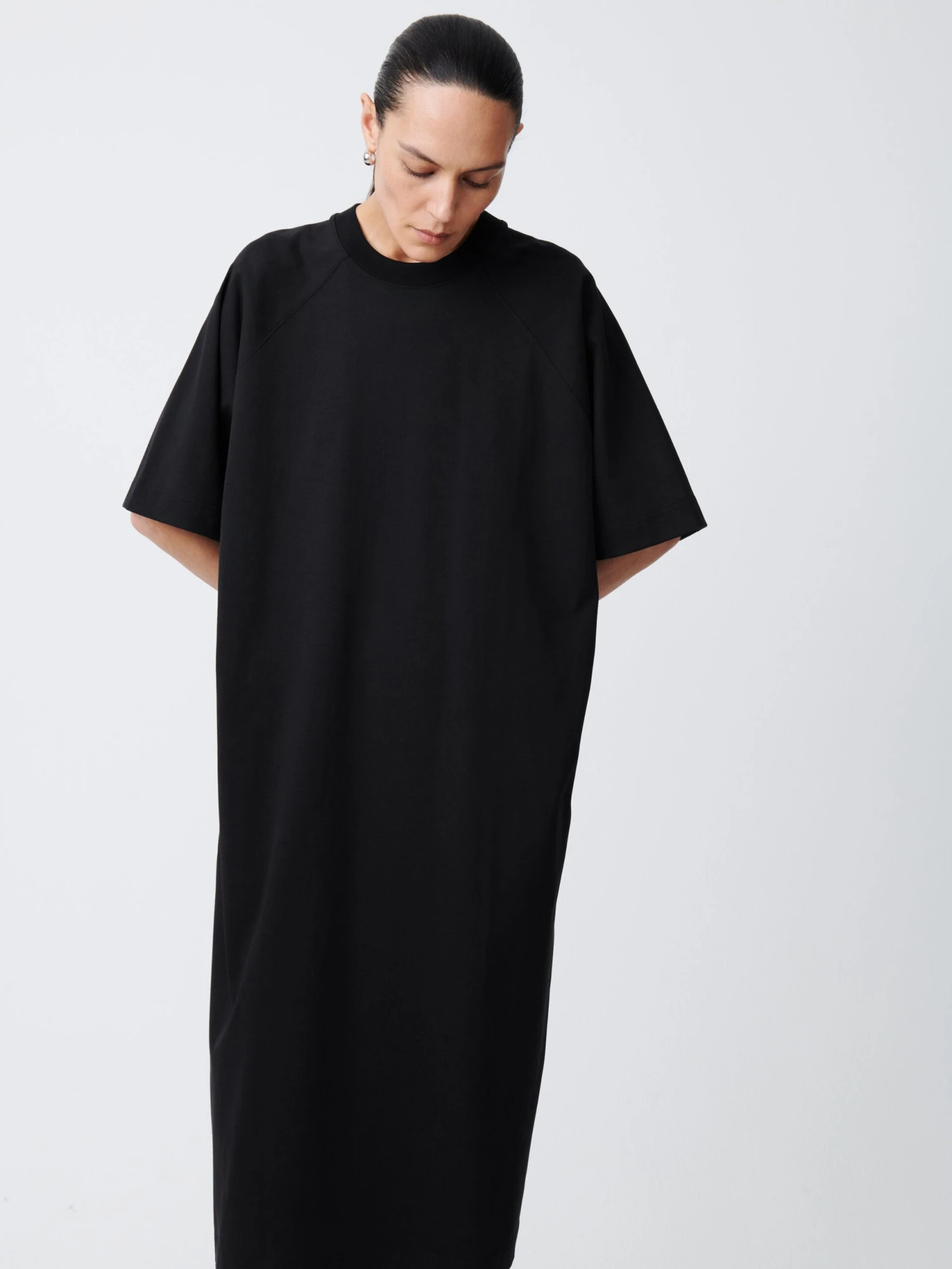 Studio Nicholson Stokes Dress In Black 5 Studio Nicholson Stokes Dress In Black - Image 5