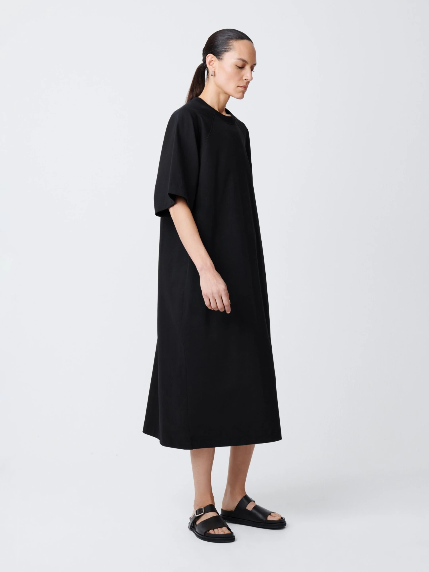 Studio Nicholson Stokes Dress In Black 2 Studio Nicholson Stokes Dress In Black - Image 2