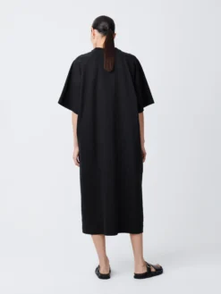 Studio Nicholson Stokes Dress In Black 10 Studio Nicholson Stokes Dress In Black -Studio Nicholson StokesSNW 1502DryHeavyCottonJerseyDressesBlack4 scaled