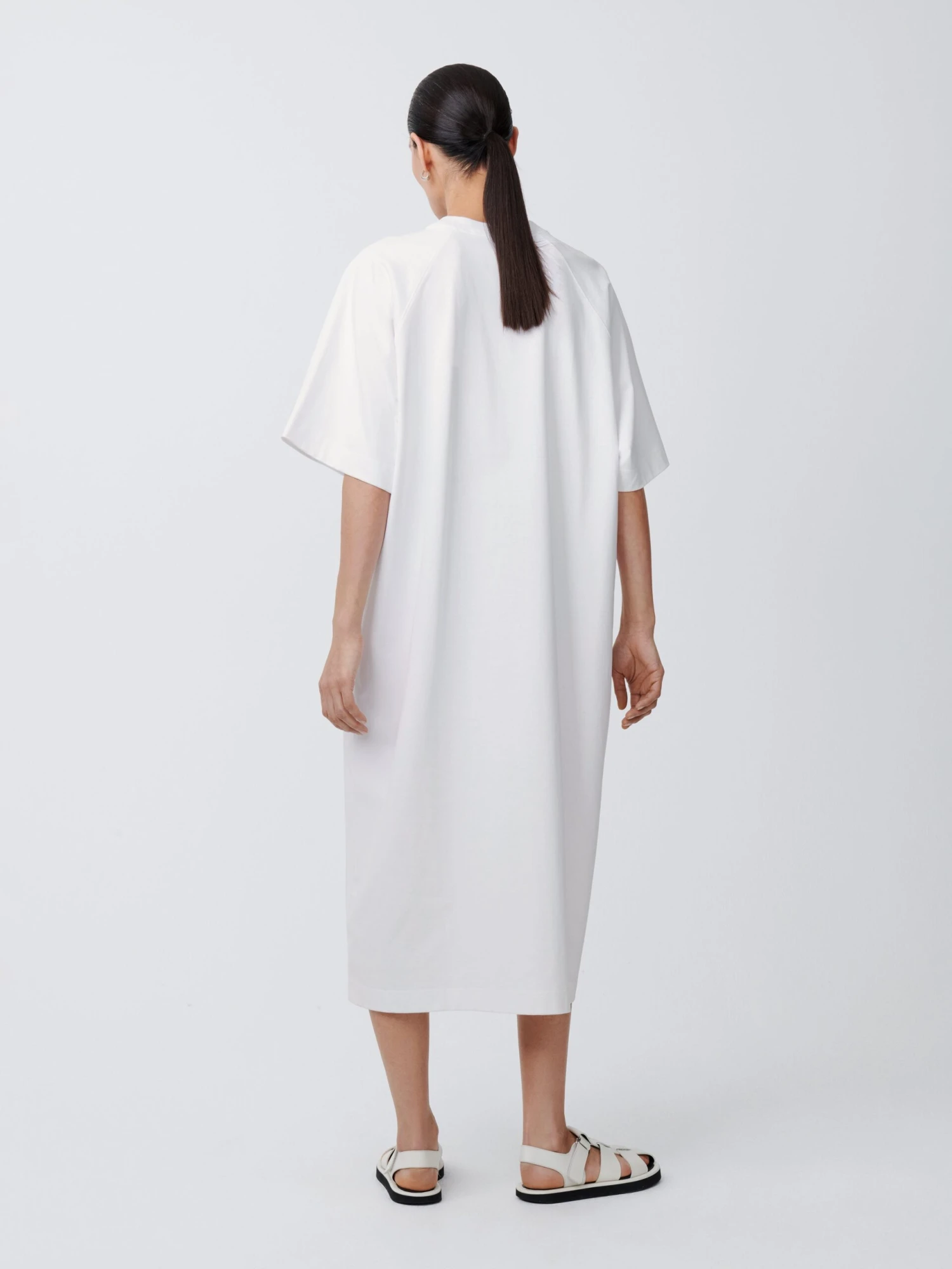 Studio Nicholson Stokes Dress In White 4 Studio Nicholson Stokes Dress In White - Image 4