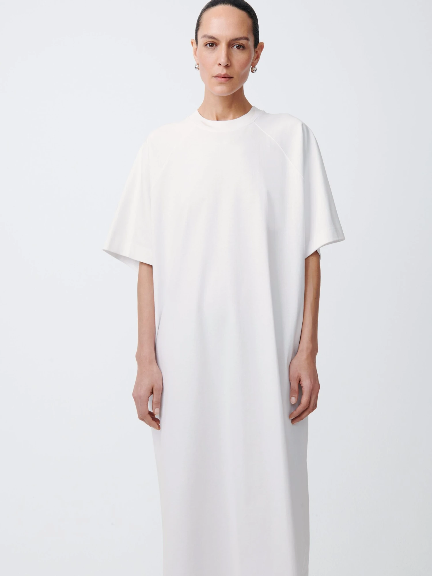 Studio Nicholson Stokes Dress In White 5 Studio Nicholson Stokes Dress In White - Image 5