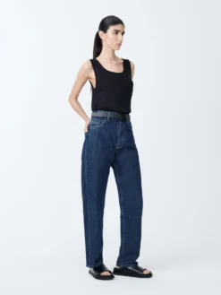 Studio Nicholson Tiago Denim Pant In Indigo 9 Studio Nicholson Tiago Denim Pant In Indigo -Studio Nicholson TIAGODeniminindigo2 scaled