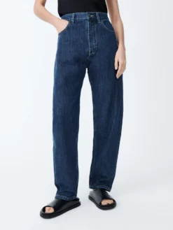 Studio Nicholson Tiago Denim Pant In Indigo 11 Studio Nicholson Tiago Denim Pant In Indigo -Studio Nicholson TIAGODeniminindigo4 scaled