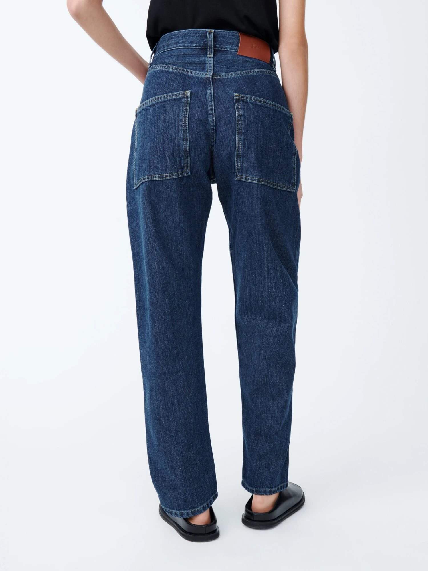 Studio Nicholson Tiago Denim Pant In Indigo 6 Studio Nicholson Tiago Denim Pant In Indigo - Image 6