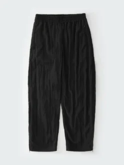 Studio Nicholson Toba Fluid Pant In Black -Studio Nicholson TOBASNW 1223TEXTREDFLUIDVISCSEBLACK 272 FS scaled
