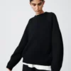 Studio Nicholson Tone Knit In Black