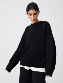 Studio Nicholson Tone Knit In Black
