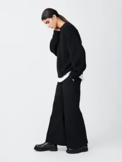 Studio Nicholson Tone Knit In Black -Studio Nicholson TONEKNITBLACK3 scaled