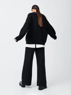 Studio Nicholson Tone Knit In Black -Studio Nicholson TONEKNITBLACK4 scaled