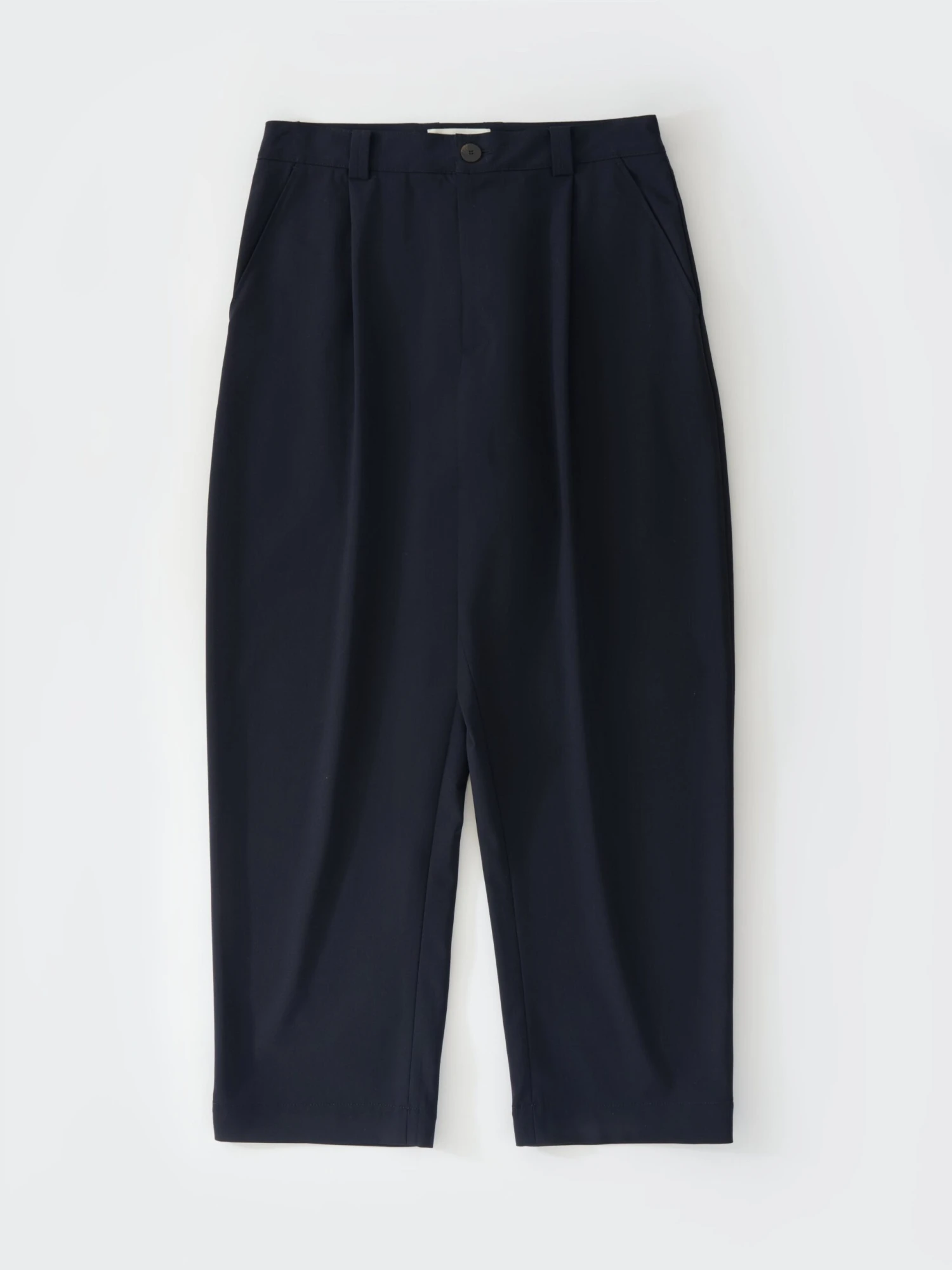 Studio Nicholson Tuck Tropical Wool Pant In Darkest Navy 8 Studio Nicholson Tuck Tropical Wool Pant In Darkest Navy - Image 8