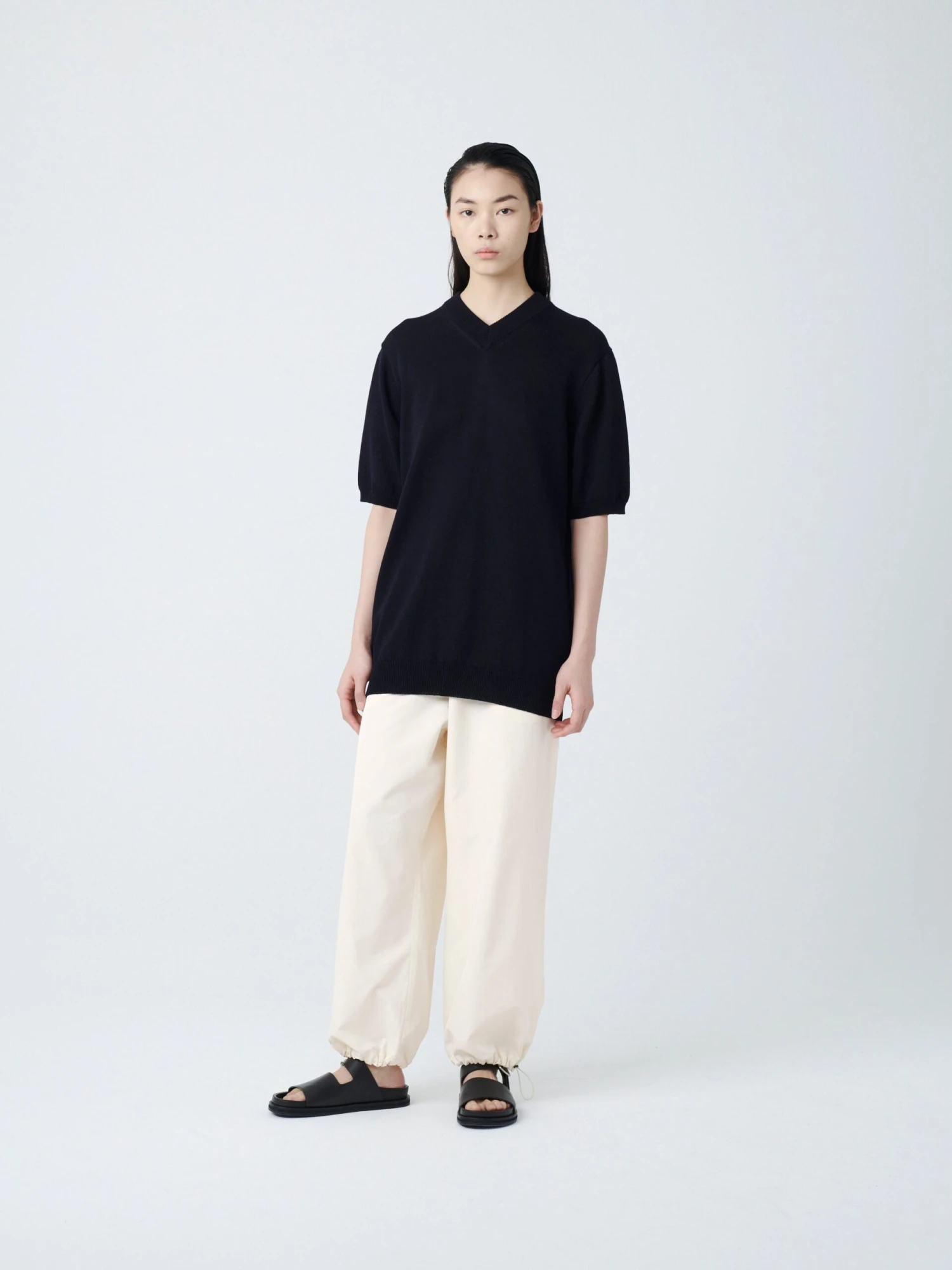 Studio Nicholson Tula Knit In Darkest Navy 1 Studio Nicholson Tula Knit In Darkest Navy