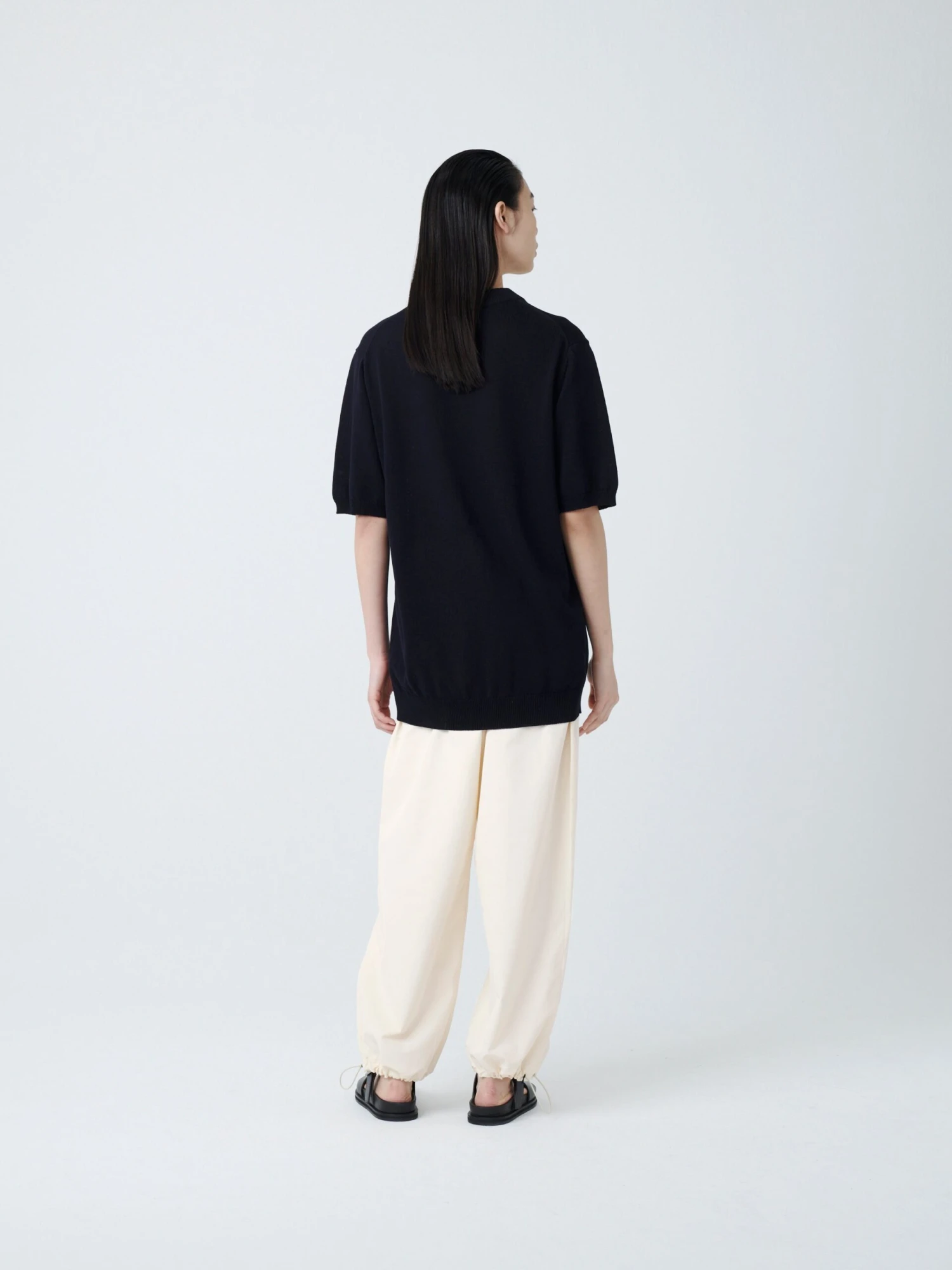 Studio Nicholson Tula Knit In Darkest Navy 3 Studio Nicholson Tula Knit In Darkest Navy - Image 3