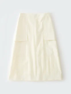 Studio Nicholson Tyrell Skirt In Parchment 16 Studio Nicholson Tyrell Skirt In Parchment -Studio Nicholson TYRELLSNW 1344PARCHMENT 1064 FS scaled