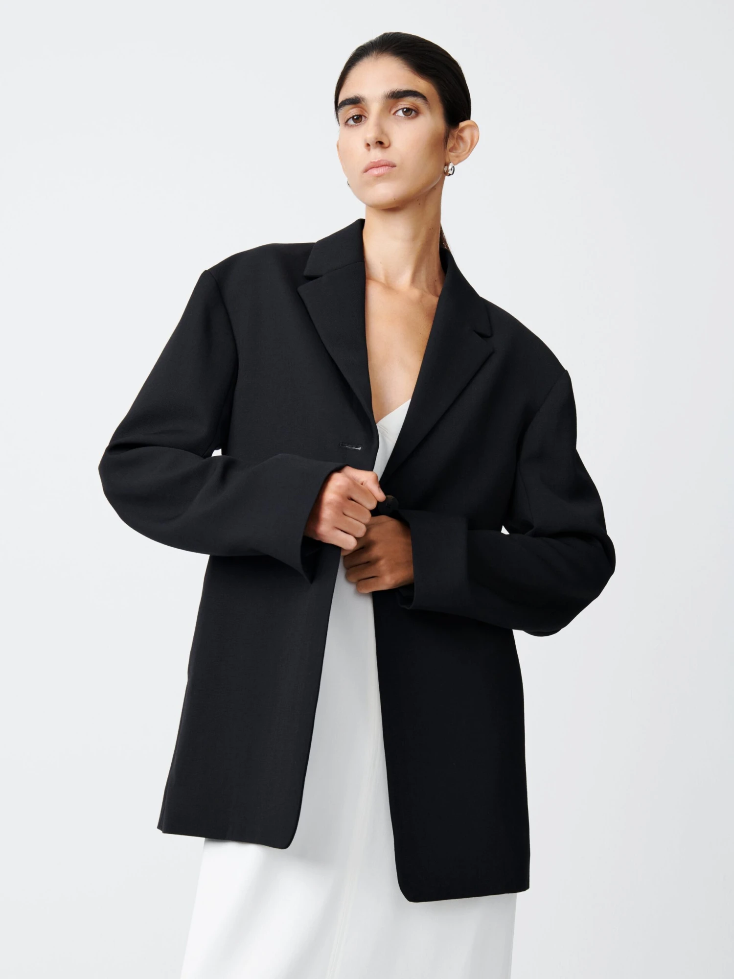 Studio Nicholson Tyri Jacket In Black 1 Studio Nicholson Tyri Jacket In Black