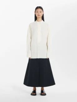Studio Nicholson Valle Shirt In Parchment