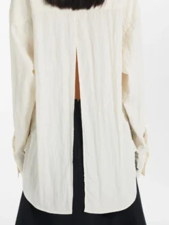 Studio Nicholson Valle Shirt In Parchment -Studio Nicholson VALLESHIRTPARCHMENT3 scaled