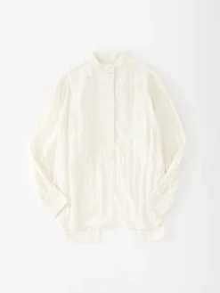 Studio Nicholson Valle Shirt In Parchment -Studio Nicholson VALLESNW 1203SHIRTPARCHMENT FS scaled