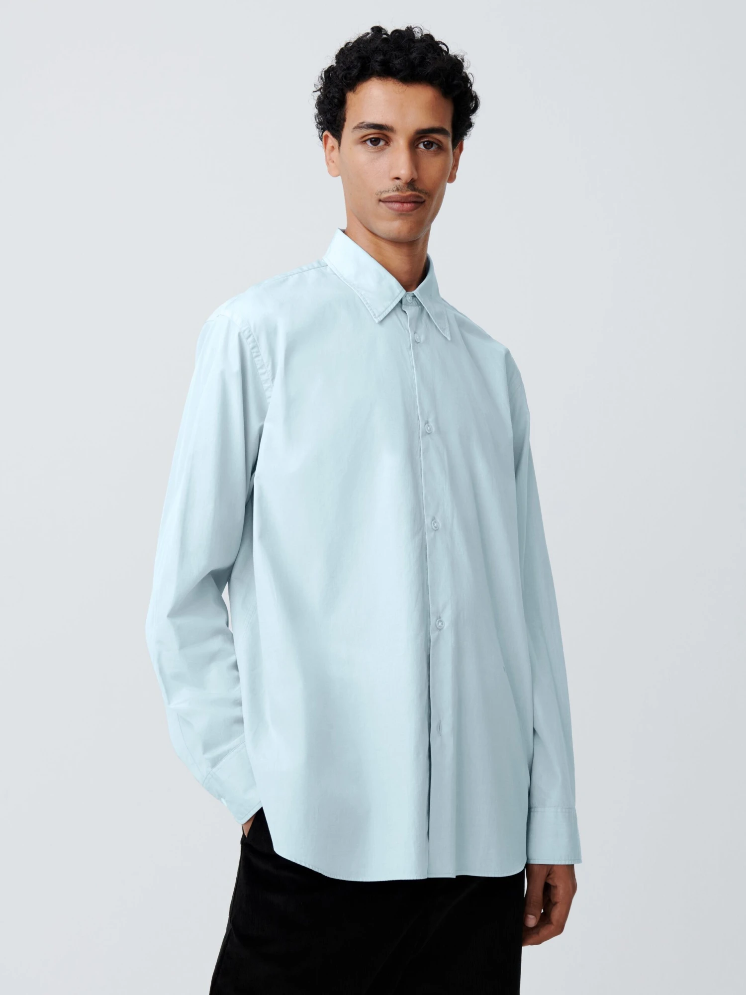 Studio Nicholson View Shirt In Icicle 1 Studio Nicholson View Shirt In Icicle