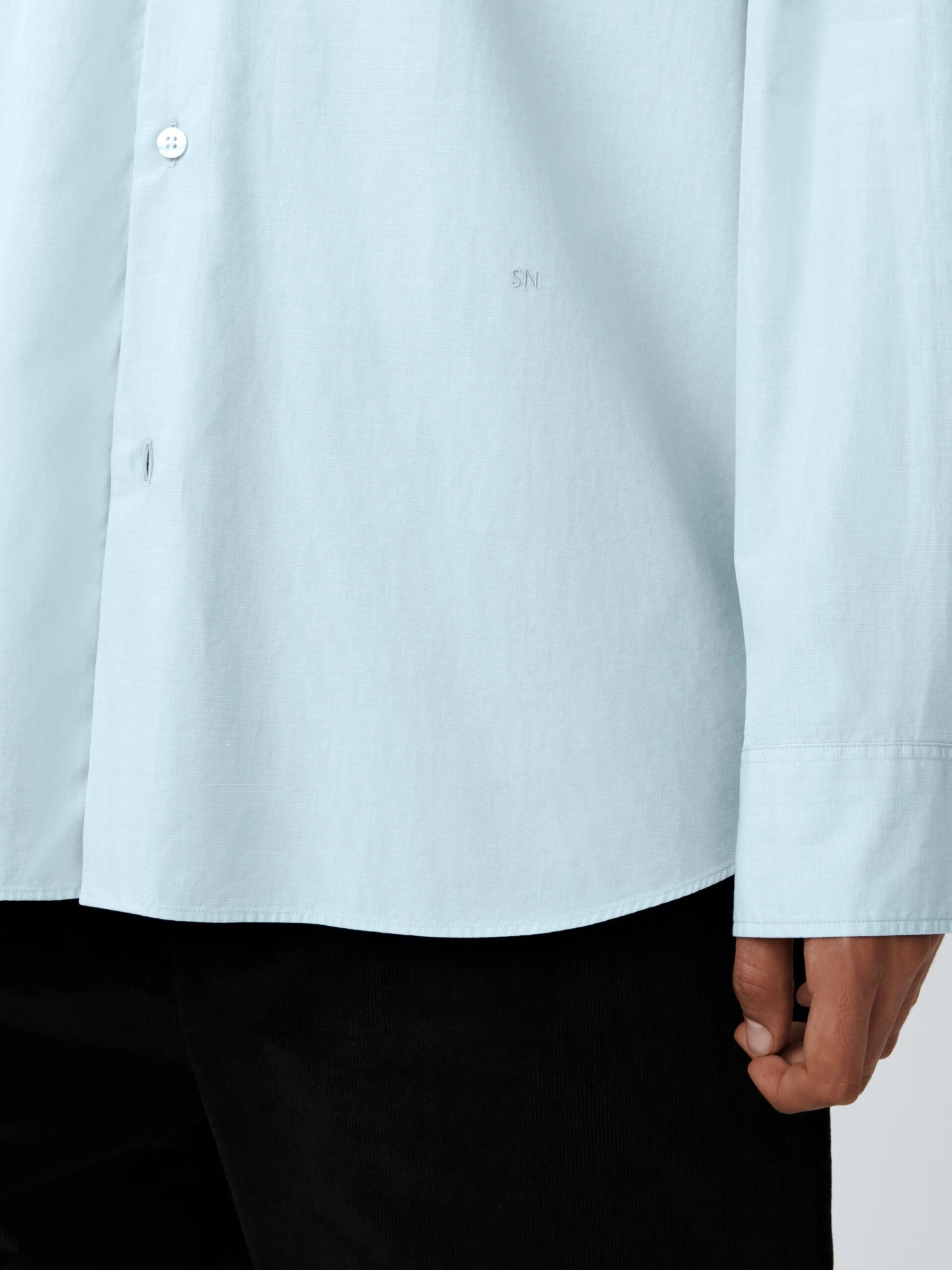 Studio Nicholson View Shirt In Icicle 6 Studio Nicholson View Shirt In Icicle - Image 6