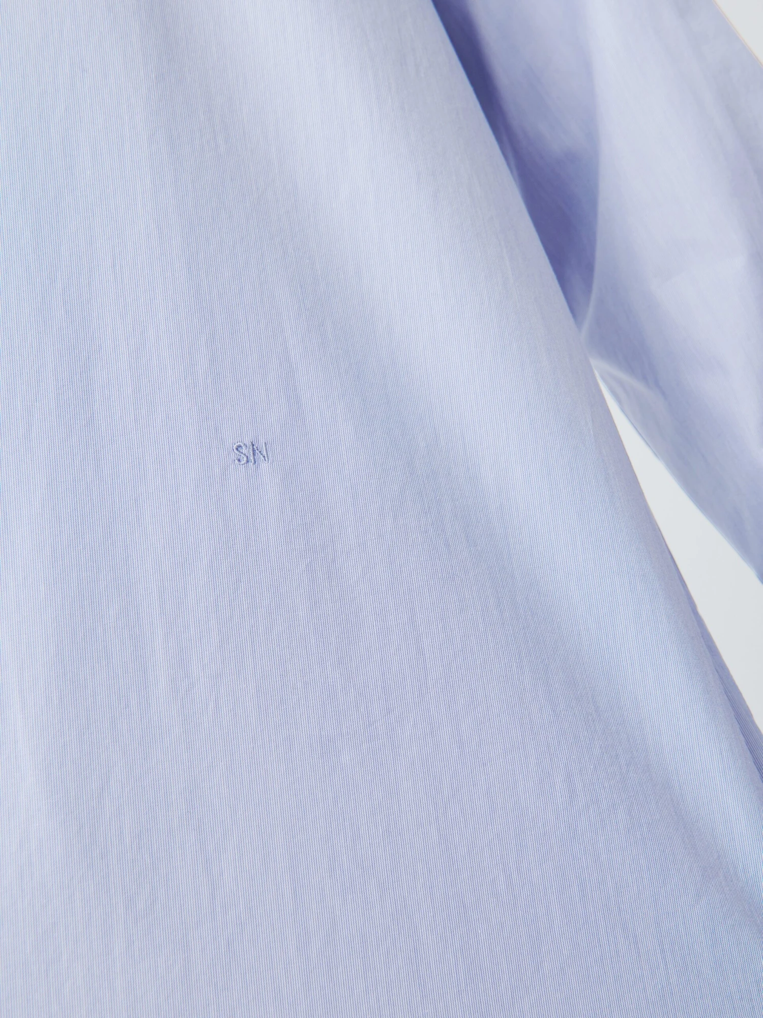 Studio Nicholson View Shirt In Officer Stripe 6 Studio Nicholson View Shirt In Officer Stripe - Image 6