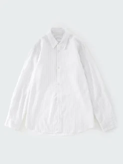 Studio Nicholson View Shirt In Ecru Black 18 Studio Nicholson View Shirt In Ecru Black -Studio Nicholson VIEWSNM 1126BLACK ECRU 139270 FS scaled