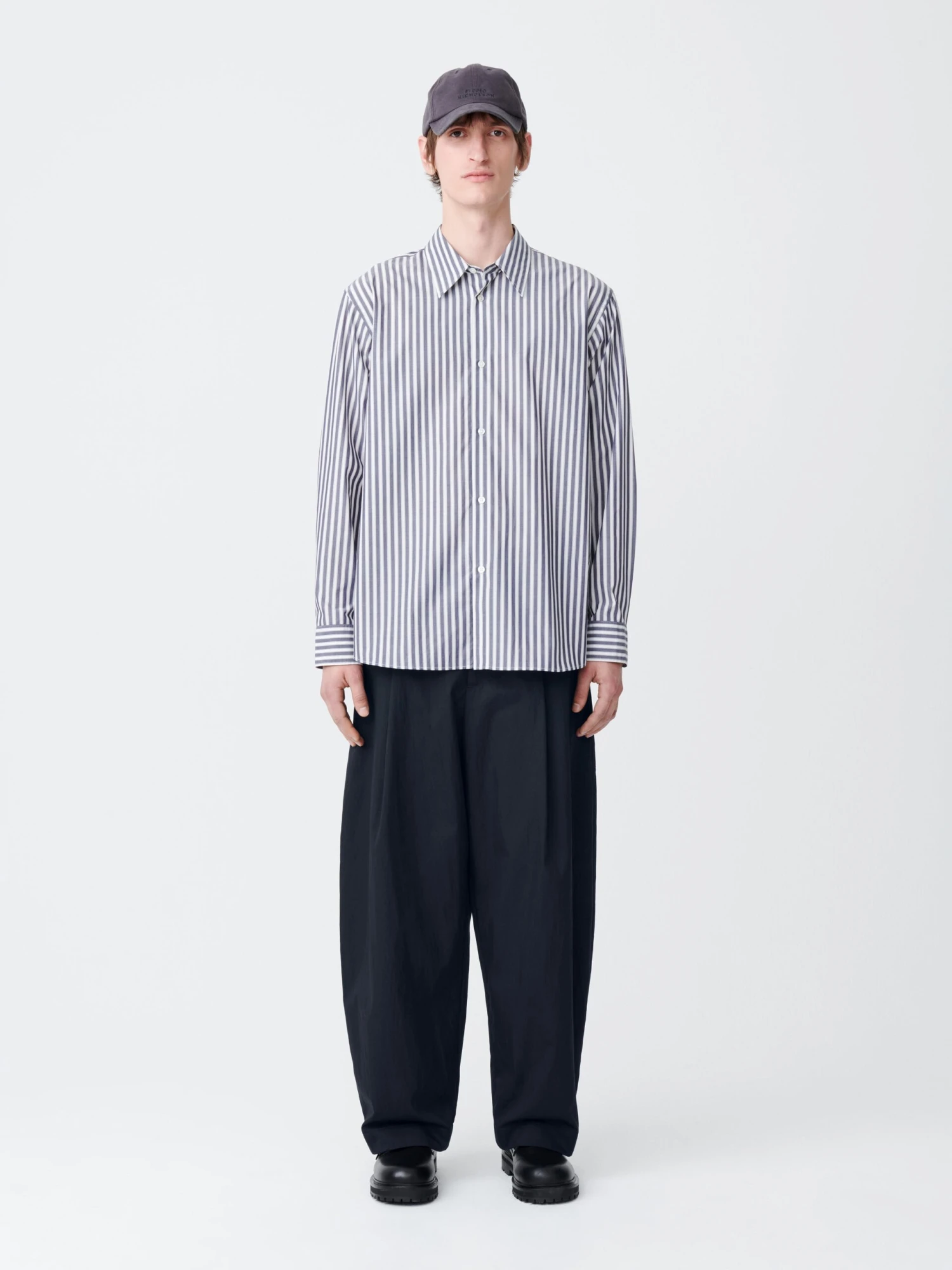 Studio Nicholson View Shirt In Classic Stripe 2 Studio Nicholson View Shirt In Classic Stripe - Image 2