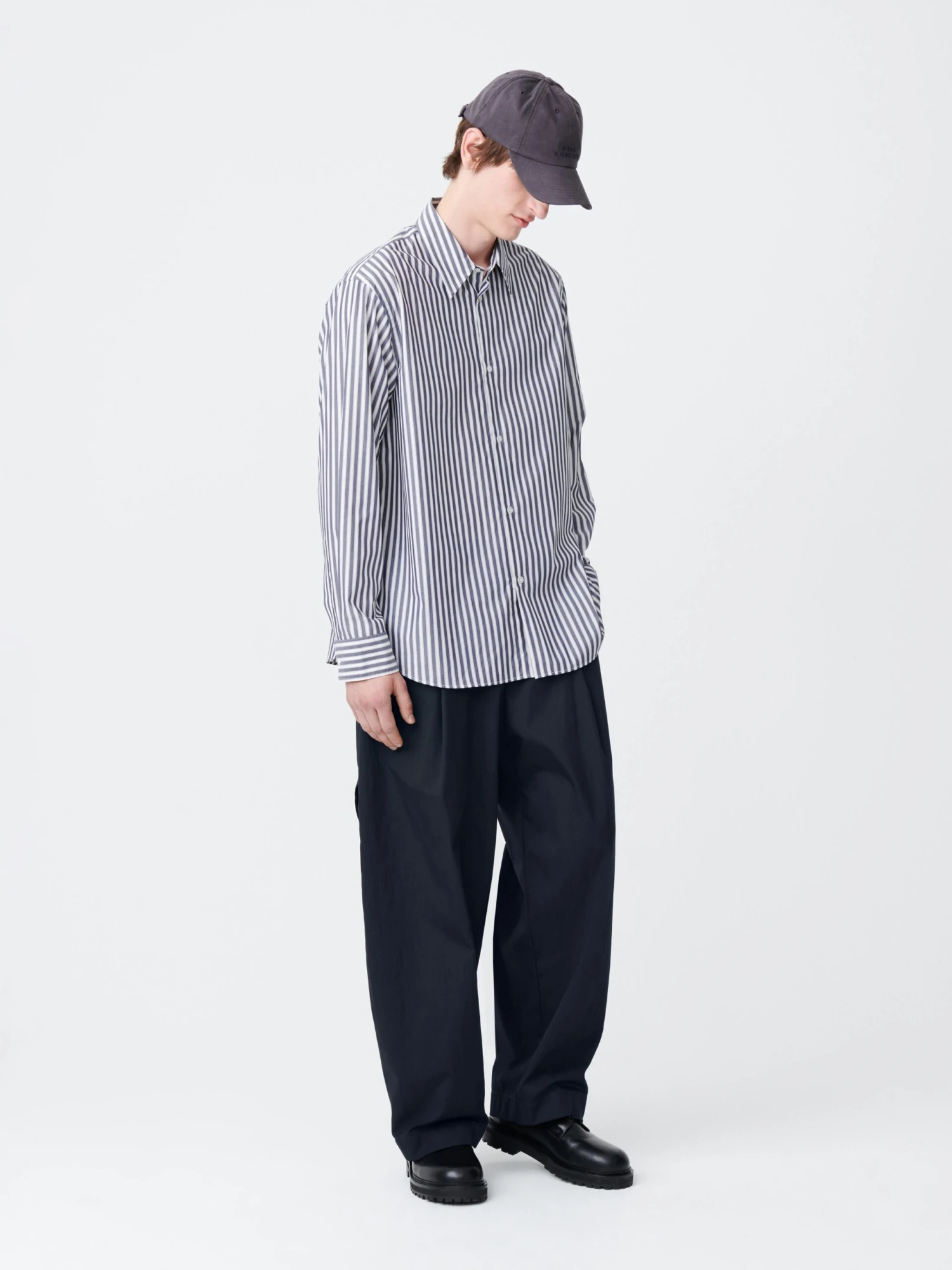 Studio Nicholson View Shirt In Classic Stripe 3 Studio Nicholson View Shirt In Classic Stripe - Image 3