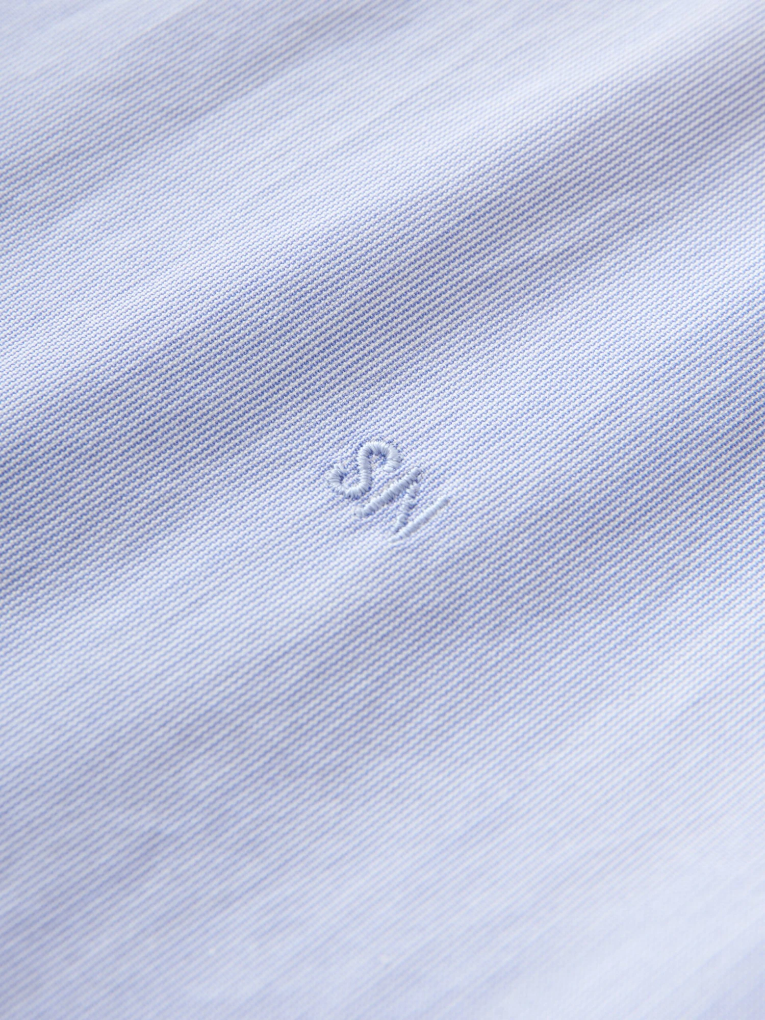 Studio Nicholson View Shirt In Officer Stripe 8 Studio Nicholson View Shirt In Officer Stripe - Image 8