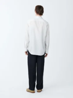 Studio Nicholson View Shirt In Ecru Black 15 Studio Nicholson View Shirt In Ecru Black -Studio Nicholson VIEWSNM 1126TickingStripeShirtinBlack3 scaled