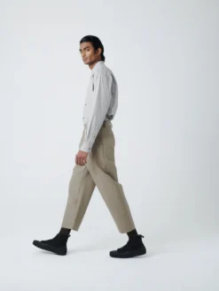 Studio Nicholson Voli Pant In Stone -Studio Nicholson VOLIPANTSTONE3 scaled