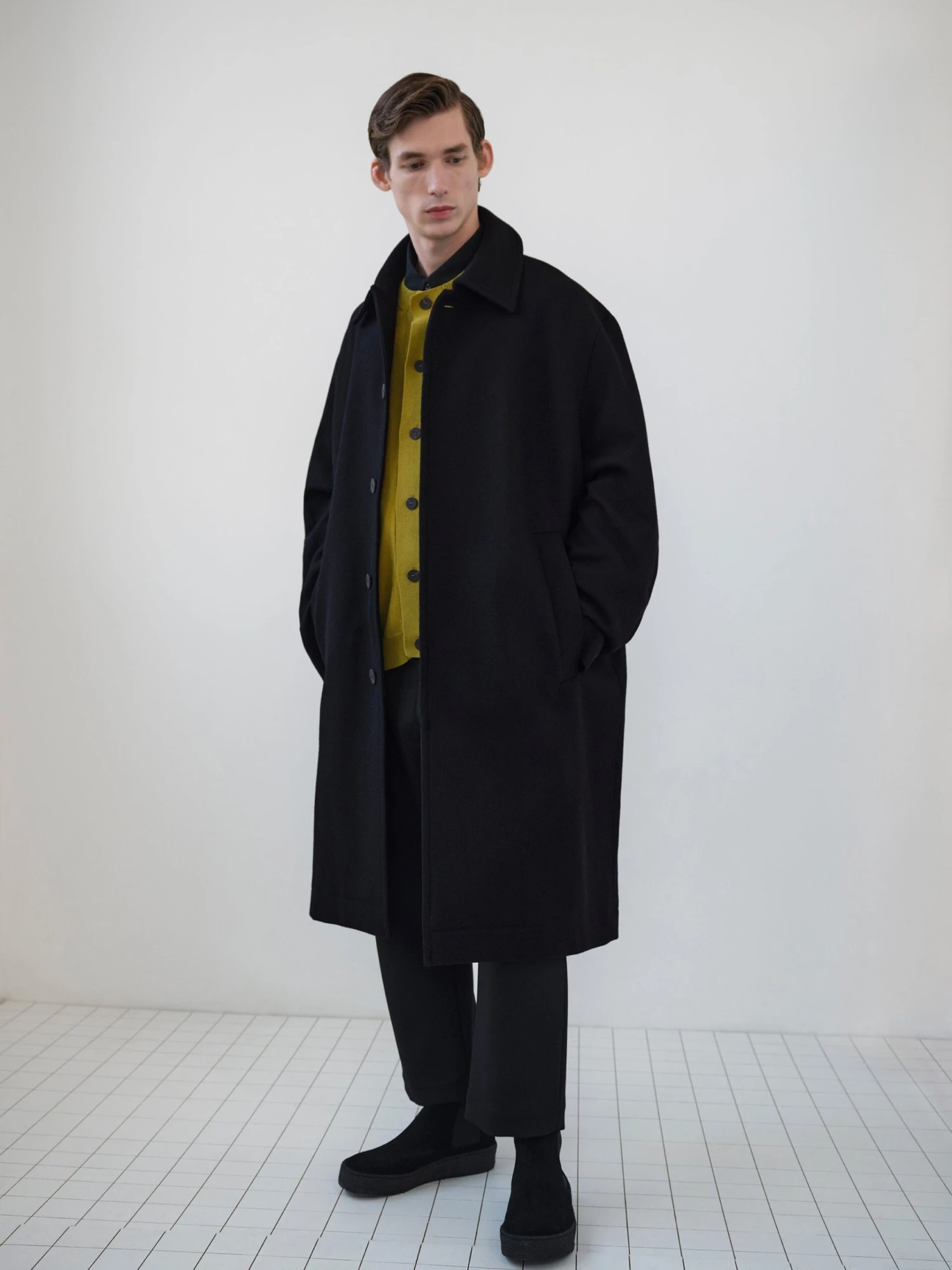 Studio Nicholson Wain Coat In Black 7 Studio Nicholson Wain Coat In Black - Image 7