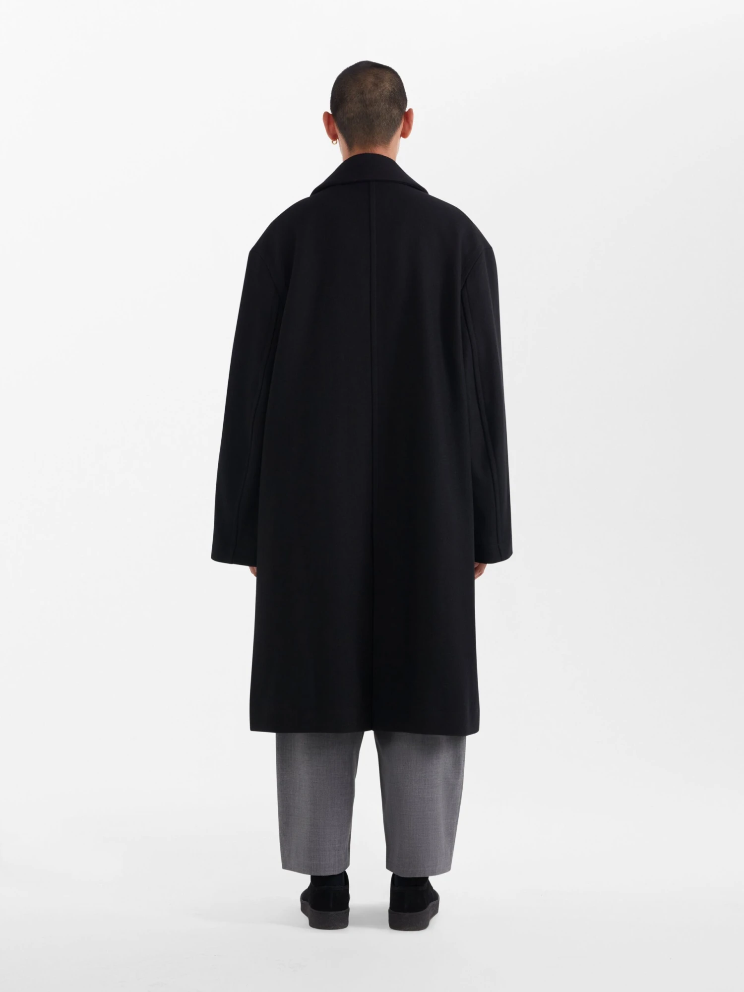 Studio Nicholson Wain Coat In Black 3 Studio Nicholson Wain Coat In Black - Image 3