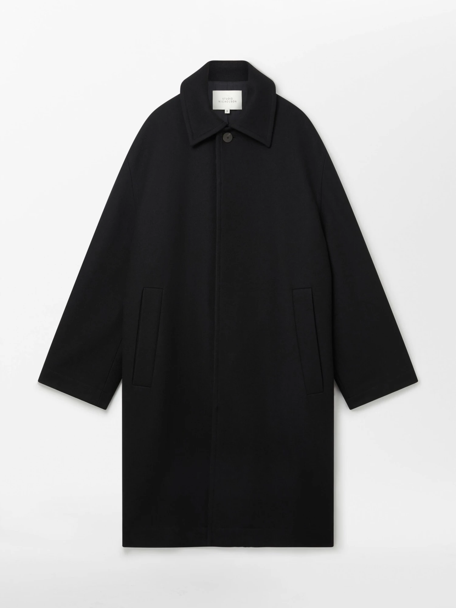 Studio Nicholson Wain Coat In Black 6 Studio Nicholson Wain Coat In Black - Image 6